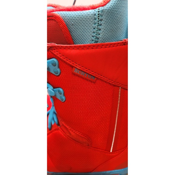 Burton Rampant Snowboard Boots Mens Red Blue Lace Up Freestyle Park Riding main image 7